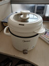 美的（Midea）电煮锅 泡面火锅宿舍小电锅 电蒸锅 多功能家用电热锅 2.6L蒸煮一体 小型2-3人用 配带蒸笼XZE2076 实拍图