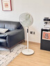 美的（Midea）【幸运草安睡1S】一级能效直流变频声控电风扇家用遥控卧室静音落地扇台式桌面抗菌大风力转页扇 实拍图