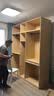 林氏家居简约衣柜原木风挂衣卧室出租屋家用小户型五门顶柜OV3D-C 实拍图