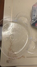饺子盘家用透明塑料小熊果盘带蘸料格饺子甜品零食摆放盘 饺子盘1只装活动款 实拍图