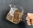 鑫凤祥方舟公杯 玻璃月牙过滤绿茶专用茶具配件玻璃分茶器带茶漏公道杯 实拍图