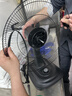 奥克斯（AUX）风扇电风扇台扇转页扇台式小型桌面家用床上宿舍卧室摇头轻音大风省电轻音电扇 【性价比之王】14寸5叶款（16英寸） 实拍图