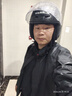 LS2新款摩托车头盔四分三盔电动助力车四季大尾翼大码男女半盔OF608 哑黑 3XL(建议61-62CM) 实拍图