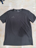 阿迪达斯短袖男夏季运动亲肤透气轻薄速干圆领T恤 【速干款】深灰 L 实拍图