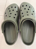CROCS卡骆驰贝雅洞洞鞋沙滩鞋|10126 军绿色-309 41/42(260mm) 实拍图