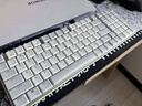 CHERRY樱桃KW550MX-LP矮轴键盘机械有线/蓝牙无线双模游戏办公键盘兼容MAC轻音炫目边框99键白色象牙白轴 实拍图
