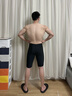 阿瑞娜（arena）泳镜高清防雾游泳镜男女士通用舒适专业大框平光防水游泳眼镜 【进口】非镀膜340黑色 实拍图