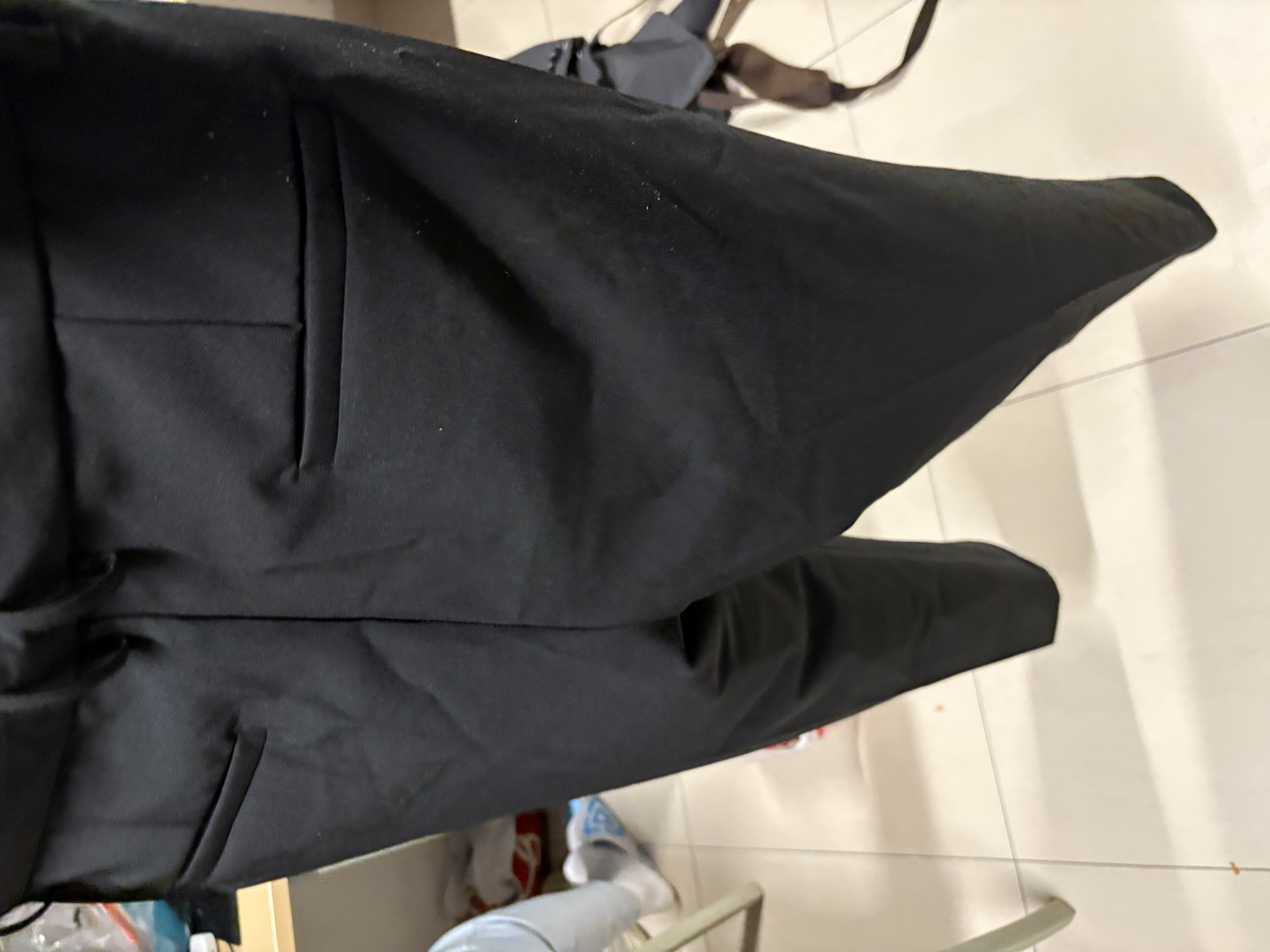 西裤男夏季薄款职业正装商务修身抗皱免烫直筒西服裤轻奢休闲长裤 黑色 34 （145斤左右） 实拍图