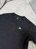 安踏（ANTA）多彩T | 短袖T恤男女夏季圆领上衣情侣同款吸湿排汗宽松休闲短T 【经典logo】基础黑8103-3 L 男175/女170 实拍图