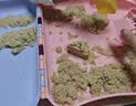 得力（deli）1kg云柔沙手提箱套装沙子玩具粘土彩泥学生玩沙太空星空沙收纳工具箱儿童生日开学礼物 美食主题  实拍图