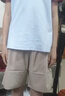 361°童装 儿童短裤夏季男女童运动弹力透气梭织五分裤 草150 实拍图