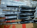 uni三菱 UM-153耐水速记中性笔1.0mm 签字笔书写顺滑 双珠水笔 黑色 5支装 实拍图