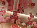 智汇求婚布置室内室外520表白礼物生日场景布置高级简约酒店仪式感 【余生与你】飘带气球+挂布灯款 浪漫告白氛围感装饰品道具卧室套装布置 实拍图