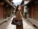 皮尔卡丹2026新款女包真皮大容量单肩包头层牛皮潮流通勤休闲生日礼物女生 黑色 实拍图