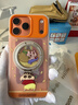 ROCK蜡笔小新适用苹果iPhone17promax手机壳保护套磁吸支架气囊防摔全包半透磨砂可爱高级有求币应 实拍图
