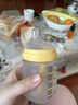 小雅象防胀气玻璃奶瓶新生儿3-6个月婴儿奶瓶 240ml M号奶嘴（标准款） 实拍图