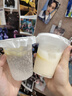 双枪（Suncha）奶茶杯一次性塑料水杯带盖吸管露营外带便携用咖啡杯400ML*20套 实拍图