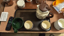 忆壶茶（YIHUTEA）茶盘托盘家用茶台带排水小型沥水储水实木功夫托盘泡茶具竹茶托 【爆款大号】茶盘36.5*24cm 实拍图