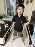G.duck童装男童夏装套装儿童运动套装中大童短袖Polo衫两件套9男孩衣服 粉红色 120 实拍图