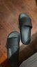 LURAD拖鞋男士夏季户外穿室内防滑洗澡居家浴室厚底防臭凉拖女黑 44-45 实拍图