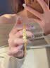 老凤祥招财五帝钱碎碎冰银手链女2026新款手串生日礼物实用走心女友老婆 【免费刻字/代写贺卡】财源五帝钱手链 实拍图