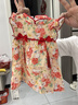 优奇女童连衣裙夏季婴儿衣服公主裙小女孩抓周岁女宝宝礼服夏季中国风 实拍图