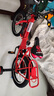 凤凰（Phoenix）儿童自行车宝宝脚踏车儿童折叠自行车4-8岁童车 陆寻 中国红 16寸 实拍图