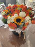 冉子花坊鲜花速递同城配送向日葵混搭抱抱桶玫瑰送爱人女友生日礼物真鲜花 抱抱桶混搭 实拍图