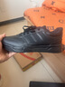 阿迪达斯（adidas）男女鞋板鞋春季皮面防泼水黑色百搭运动休闲鞋 碳黑 41 实拍图