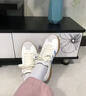 adidas「T头鞋」VL COURT 2.0复古休闲板鞋德训鞋阿迪达斯轻运动   汉玉白/蓝色/金色 (推荐女生买小半码)   37 实拍图