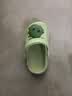 牧童儿童拖鞋夏男宝宝洞洞鞋软底女童卡通洗澡婴幼儿家居鞋奶龙绿170 实拍图