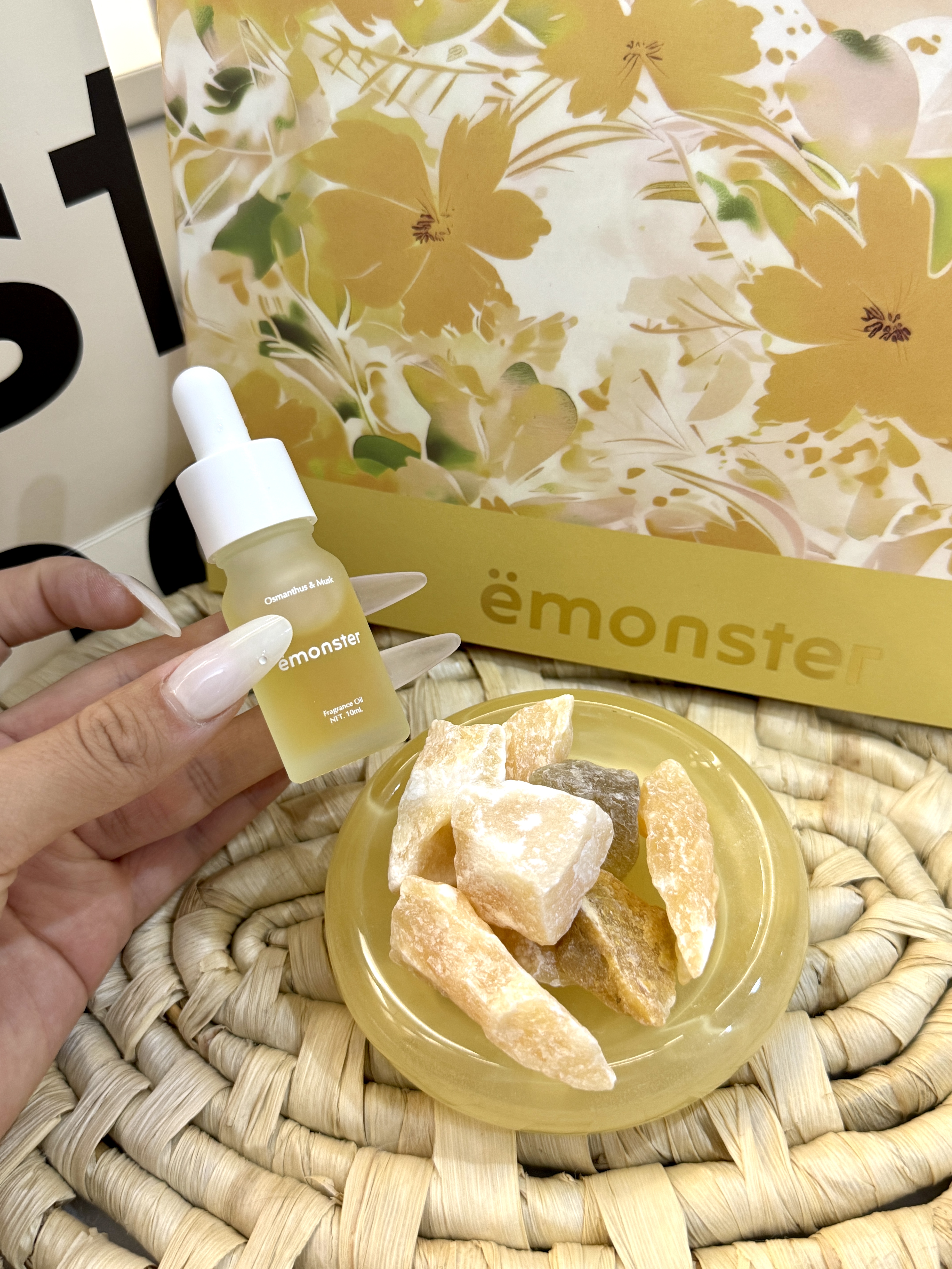 EMONSTER自我和解扩香石香薰无火精油熏香氛家用摆件生日伴手婚礼物盒160g 实拍图