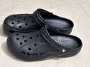 卡骆驰（CROCS）贝雅洞洞鞋男鞋女鞋轻便耐磨一脚蹬拖鞋休闲鞋百搭花园鞋|10126 黑色-001 37 /38(230mm) 实拍图