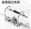 得力(deli) A4/3英寸带孔文件夹快劳夹办公文件资料收纳夹单只装 5481黑色 实拍图