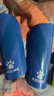 卡尔美（KELME）足球护腿板比赛训练护小腿减震加厚插板专业护具 蓝色 L 实拍图