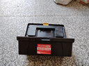 【万人同抢】家用多功能五金收纳箱手提电工工具箱车载维修配件箱 【不含工具-介意慎拍】【黑霸王】13寸加厚 复工爆品 实拍图