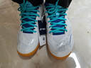 尤尼克斯（YONEX）羽毛球鞋yy入门级训练减震动力垫男女SHB101CR白/蓝 43码 实拍图