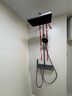 恒洁（HEGII）花洒淋浴套装D40 曲面版智能数显除垢自洁花洒套装DMF958-334S-SH 实拍图
