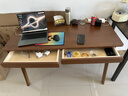 华舟实木书桌简约小户型家用写字桌台式电脑桌卧室学习桌 1.2米胡桃色 实拍图