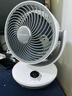 夏普小风铃空气循环扇电风扇家用小型风扇桌面台式静轻音99档风速抑菌大风量一级能效PJ-CA230A-C 实拍图