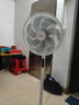 美的（Midea）【飓风节能】七叶柔风立式电风扇/家用轻音落地扇/台式小型风扇/大风力遥控定时摇头风扇 SAH35BSJ 实拍图