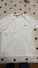 PRIDEME夏季薄款轻奢欧货冰丝光棉无痕压胶休闲t恤男短袖修身半袖男上衣 BNS2395-白色 XL 【体重建议：130-150斤】 实拍图
