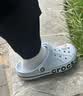 卡骆驰（CROCS）贝雅卡骆班洞洞鞋轻便耐磨一脚蹬休闲鞋女鞋时尚沙滩鞋|205089 矿物蓝-4JQ 39 (240mm) 实拍图