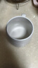 品喻（PINYU）石纹情侣马克杯个性陶瓷大容量办公室家用简约生日礼物500ml白色 实拍图