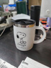 史努比（SNOOPY）保温杯 带手柄不锈钢办公保温杯水杯可爱杯子情侣杯420ML 白色 实拍图
