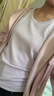 森马（Semir）短袖t恤女短款修身圆领内搭26夏凉感收腰V领上衣辣妹109326100003 实拍图
