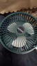 电风扇家用桌面风扇新款折叠伸缩台扇USB小风扇便携学生宿舍制冷轻音风扇 【充电款】-黑色绿色随机发 实拍图