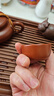百年利永宜兴紫砂品茗杯手工原矿大红袍泡茶杯茶碗主人杯功夫茶具配件 实拍图