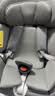 京东京造儿童安全座椅汽车0-6-12岁婴儿宝宝i-Safe双通风 商务舱3.0典雅灰 实拍图