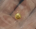 领丰金黄金豆豆金块AU9999足金实心真金豆子收藏节日礼物送女友送朋友 金豆2g/颗国检证签 实拍图